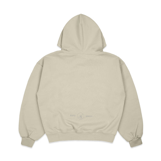 DOCUMENT COVER BUTTER HOODIE