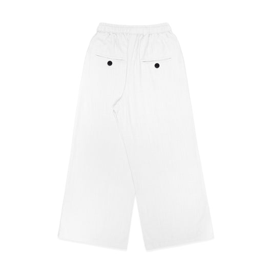 BONJOUR MADAME LINEN WHITE PANTS