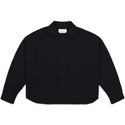 FRANCESCO LINEN BLACK SHIRT