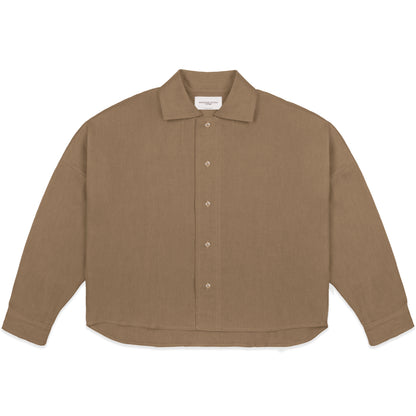 FRANCESCO LINEN BEGIE SHIRT
