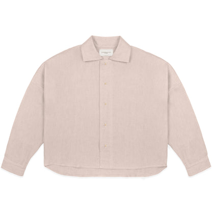FRANCESCO LINEN TAN SHIRT