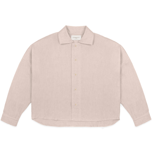 FRANCESCO LINEN TAN SHIRT