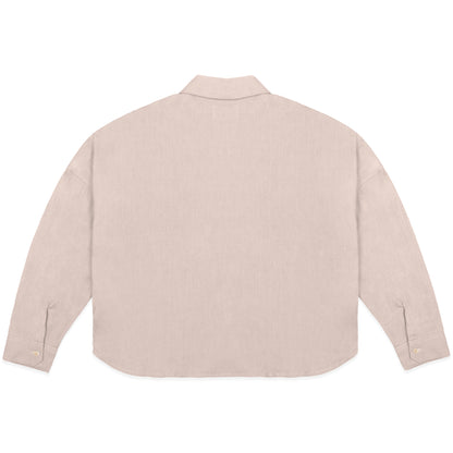 FRANCESCO LINEN TAN SHIRT