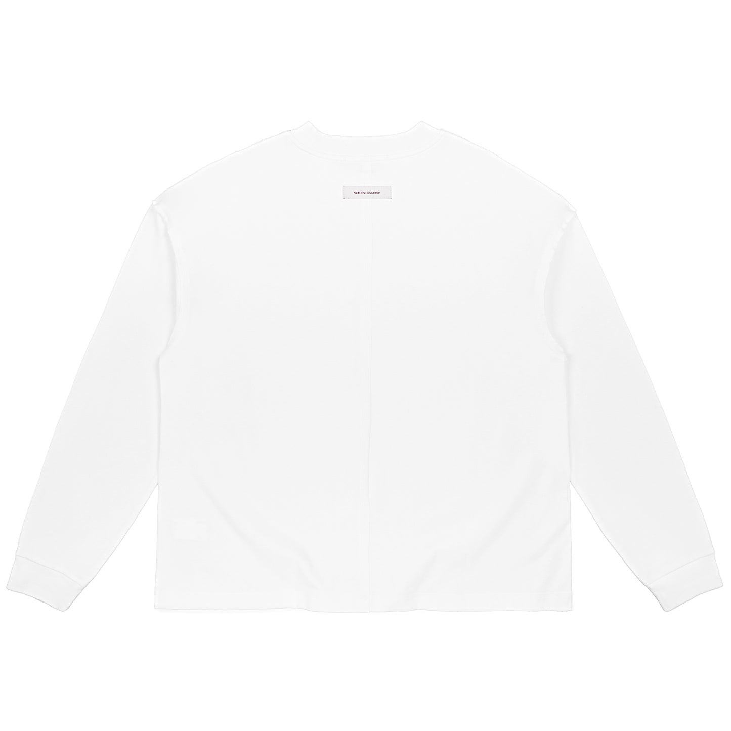 ME EMBROIDERY LONGTEE WHITE