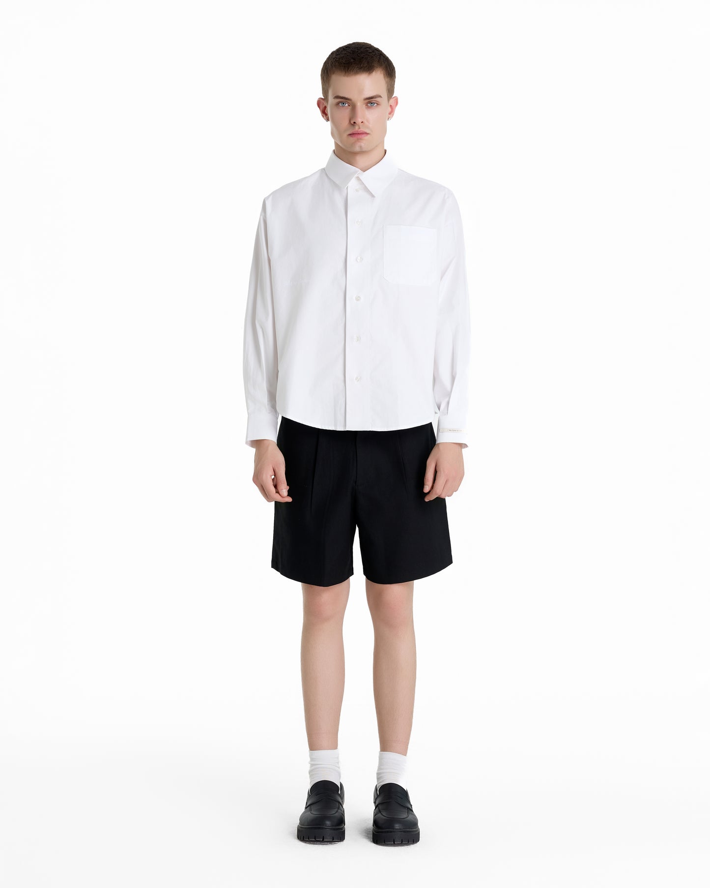 POPLIN COTTON 12 WHITE SHIRT