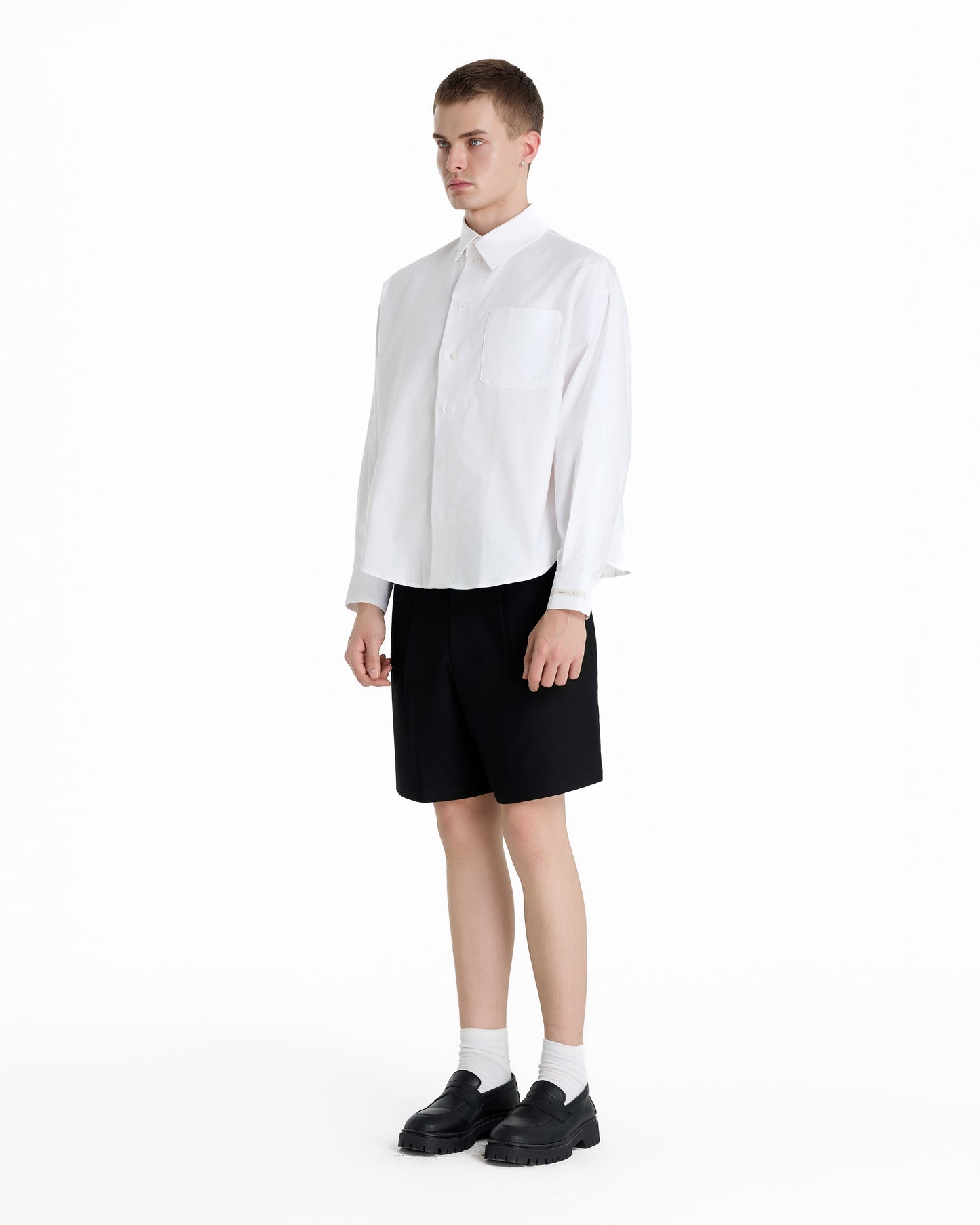 POPLIN COTTON 12 WHITE SHIRT