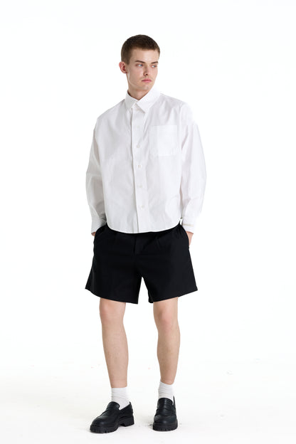 POPLIN COTTON 12 WHITE SHIRT