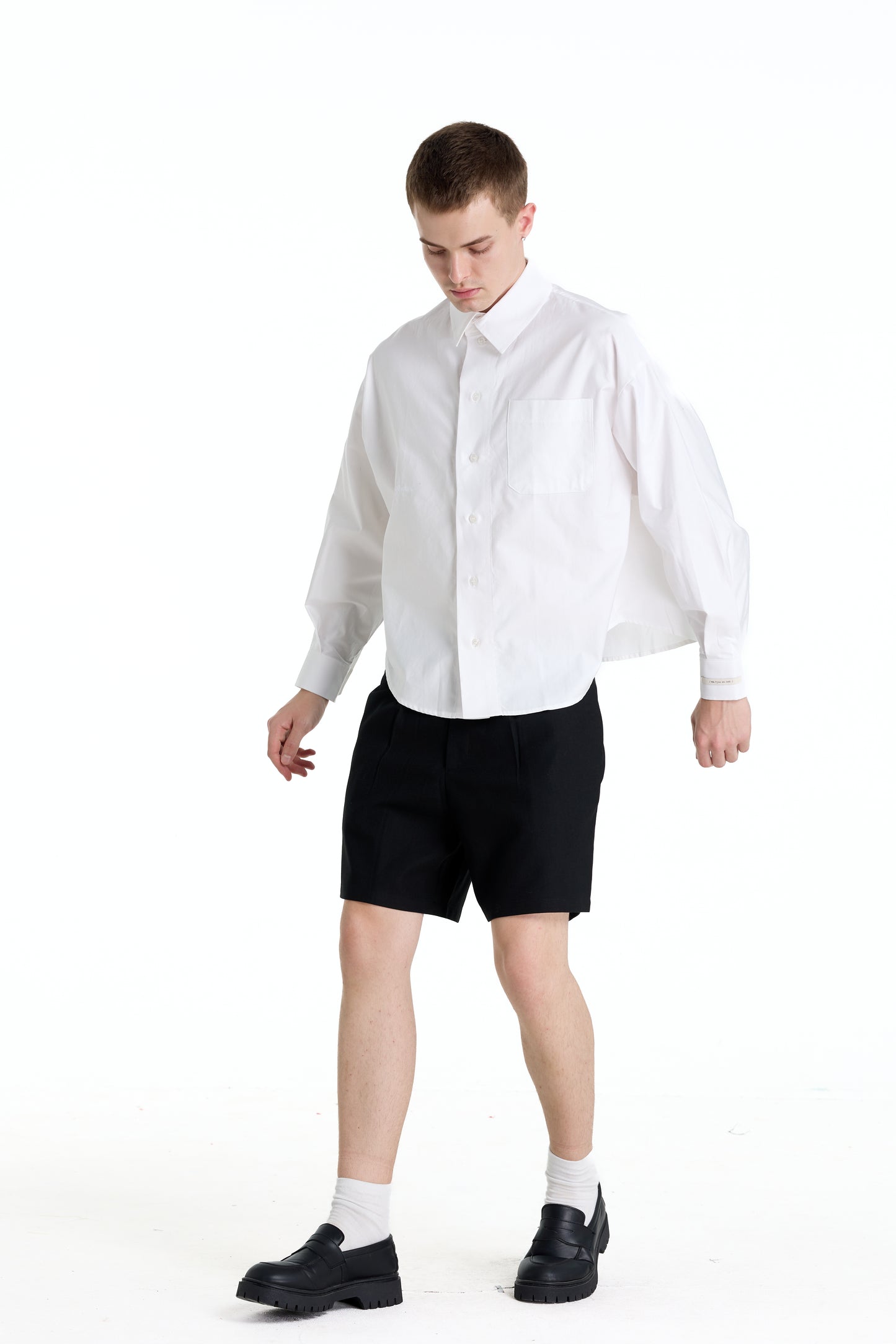 POPLIN COTTON 12 WHITE SHIRT