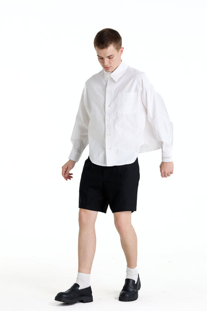 POPLIN COTTON 12 WHITE SHIRT