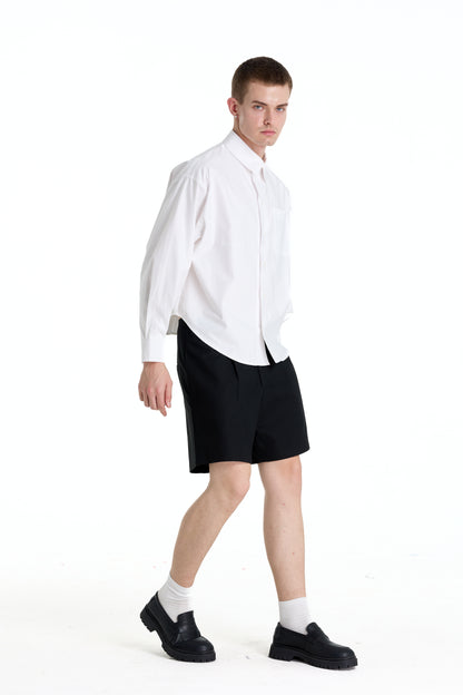 POPLIN COTTON 12 WHITE SHIRT