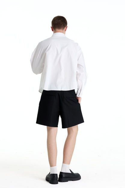 POPLIN COTTON 12 WHITE SHIRT