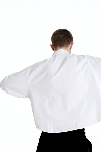 POPLIN COTTON 12 WHITE SHIRT