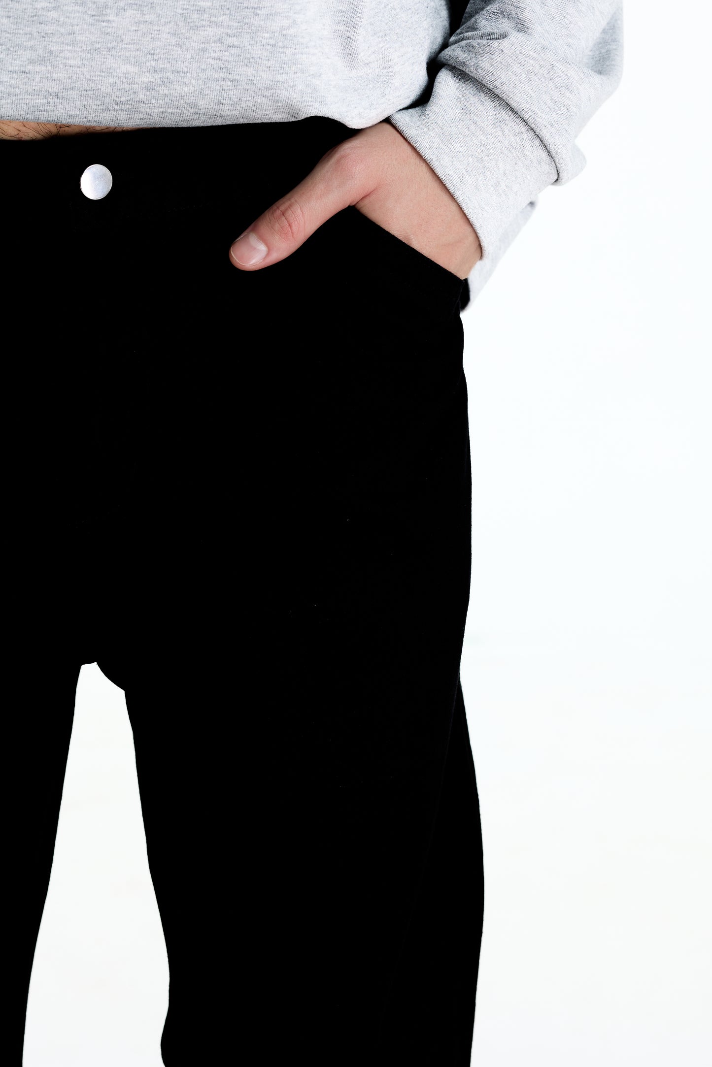 AMERICAN STREET BLACK TROUSERS