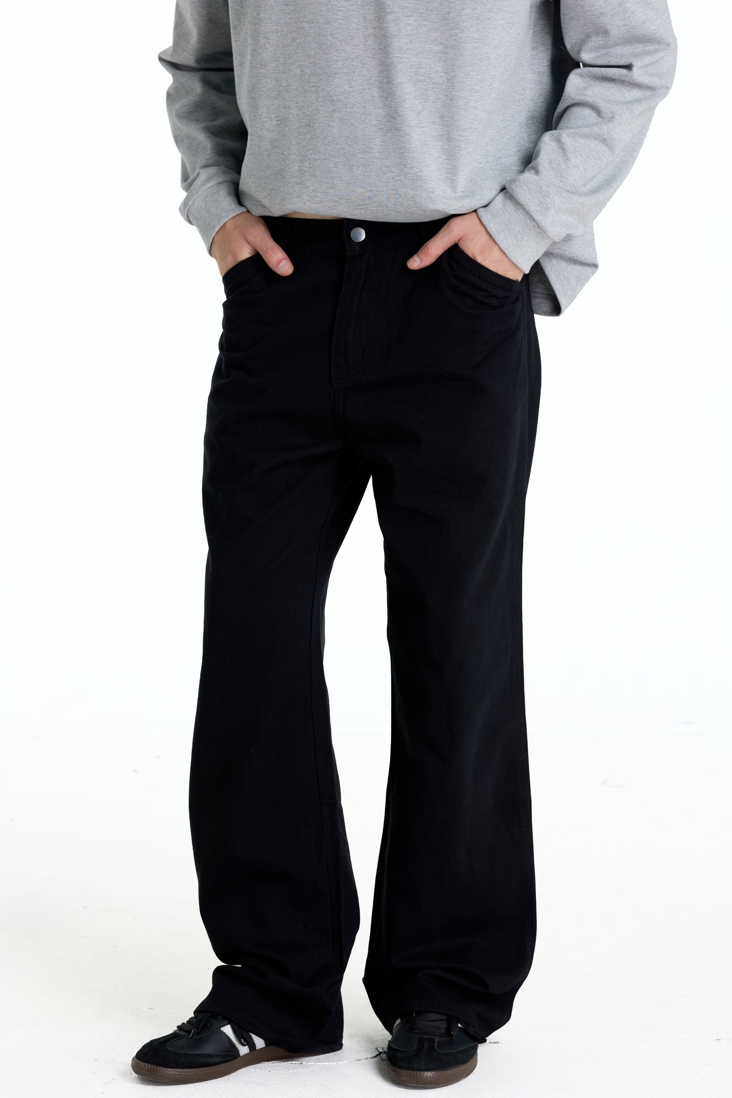 AMERICAN STREET BLACK TROUSERS