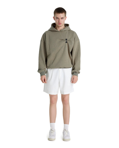 DOCUMENT COVER OLIVE HOODIE