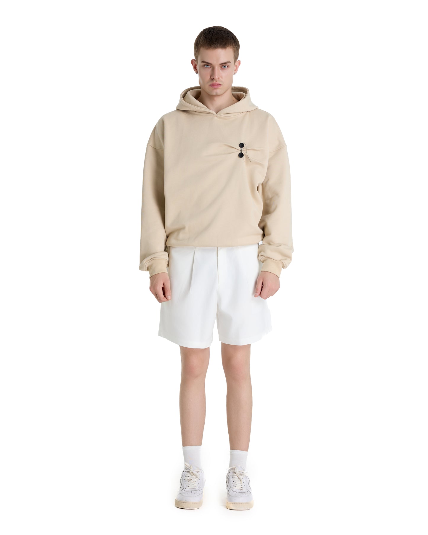 DOCUMENT COVER BUTTER HOODIE