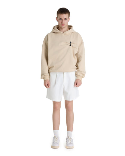 DOCUMENT COVER BUTTER HOODIE