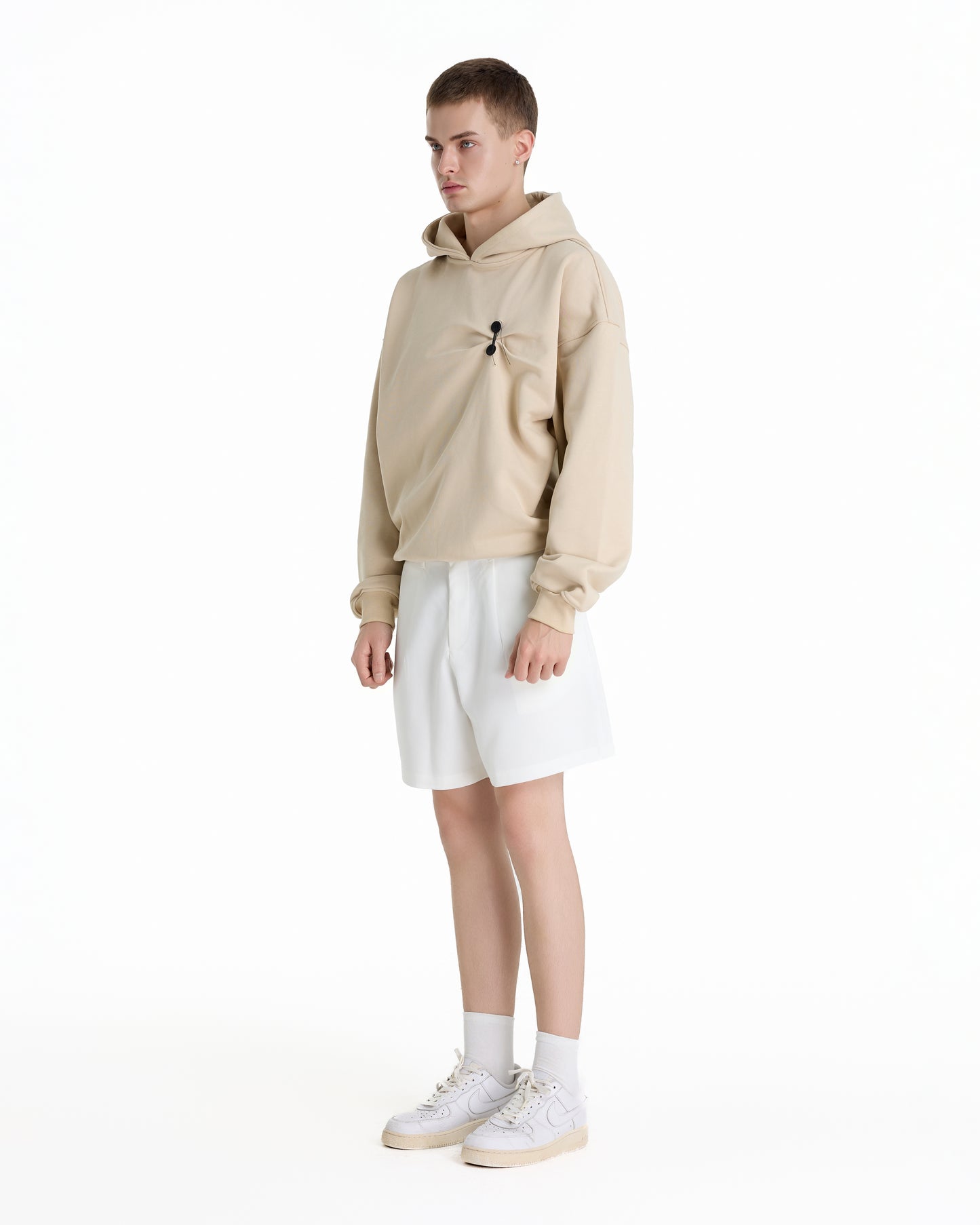 DOCUMENT COVER BUTTER HOODIE