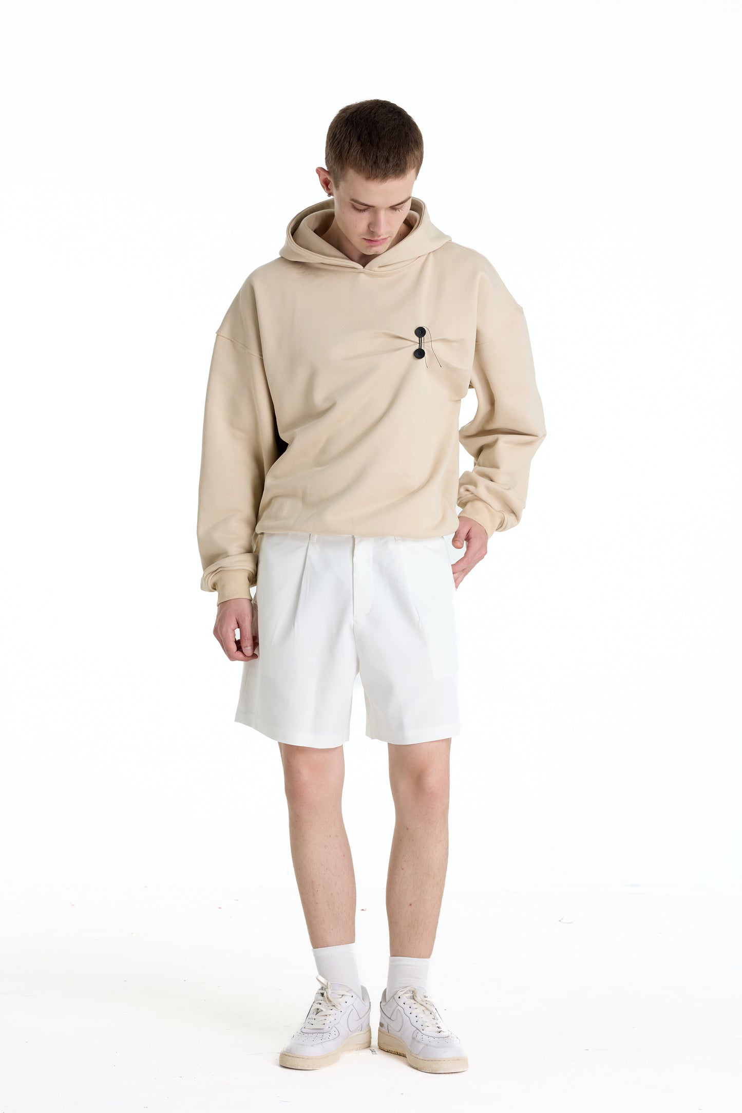 DOCUMENT COVER BUTTER HOODIE