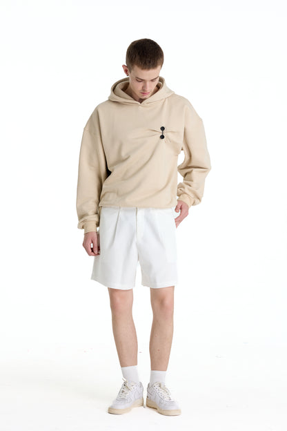 DOCUMENT COVER BUTTER HOODIE