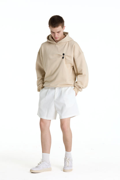 DOCUMENT COVER BUTTER HOODIE