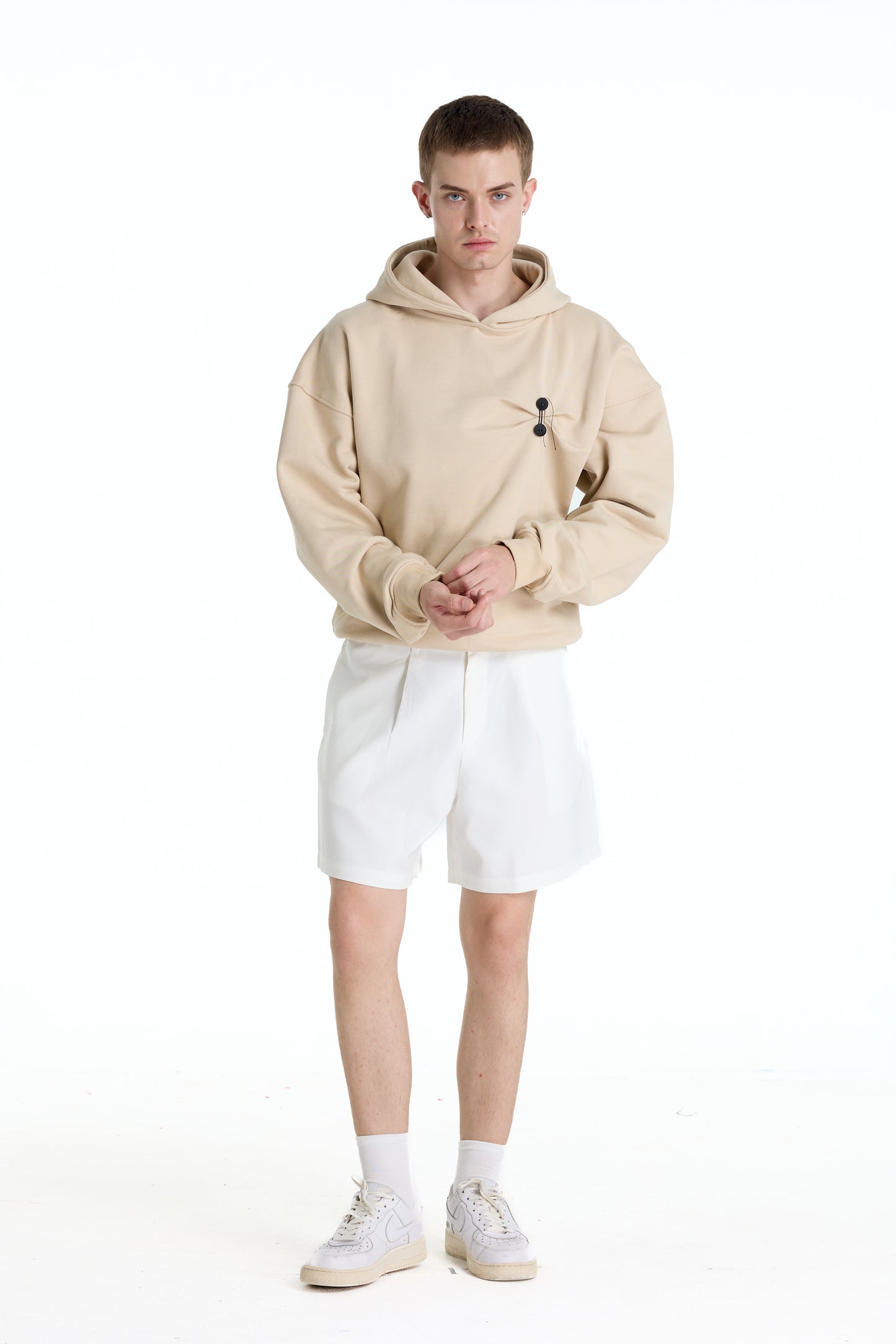 DOCUMENT COVER BUTTER HOODIE