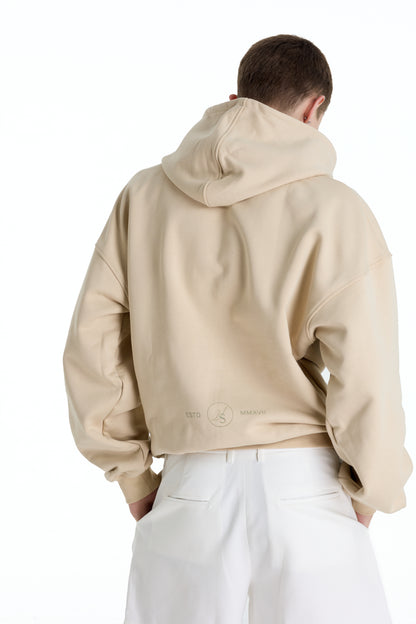 DOCUMENT COVER BUTTER HOODIE