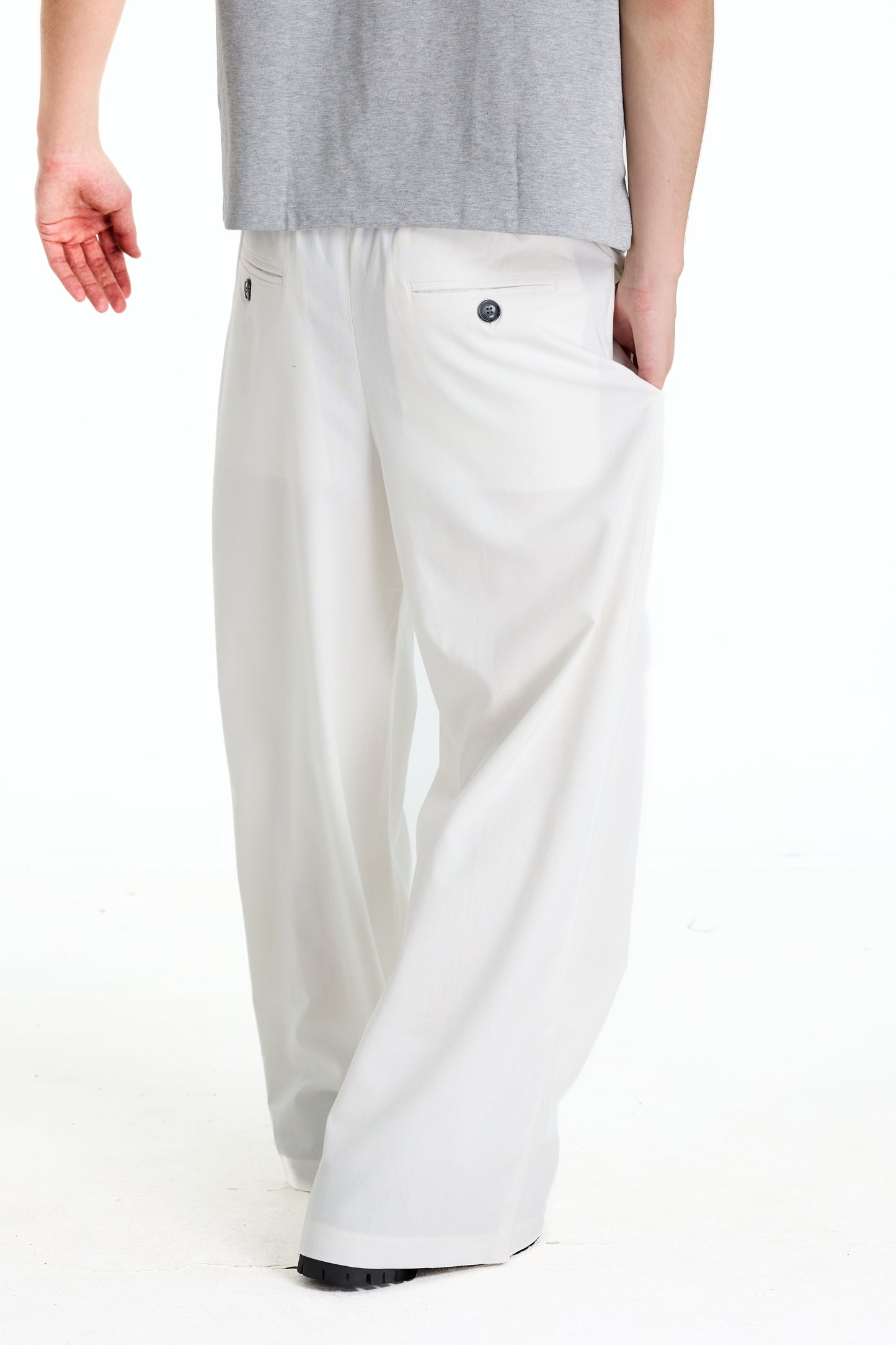 BONJOUR MADAME LINEN WHITE PANTS