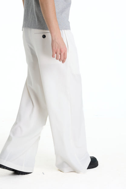 BONJOUR MADAME LINEN WHITE PANTS