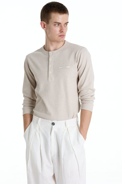 RIBBINORI CREAMY CARAMEL LONG-SLEEVED