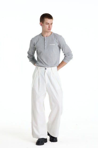 DANTE VENTO PANTS - WHITE