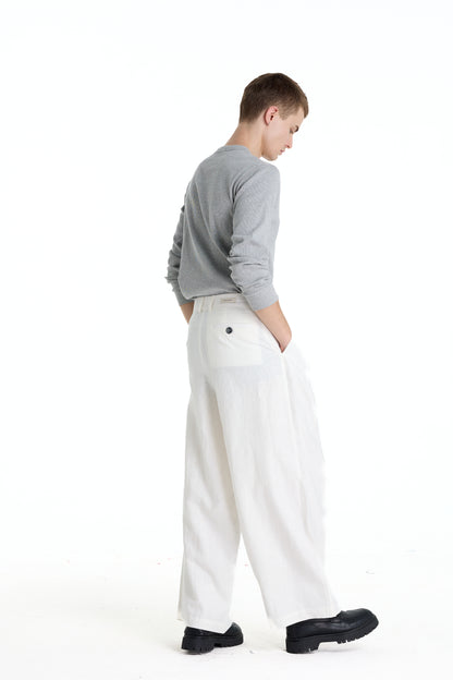 DANTE VENTO PANTS - WHITE