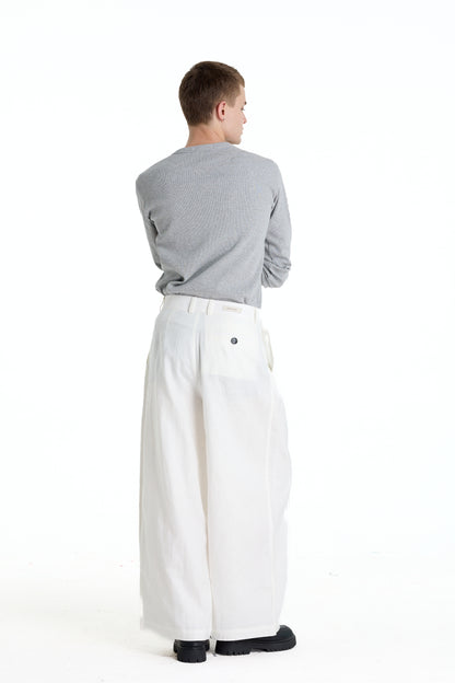 DANTE VENTO PANTS - WHITE