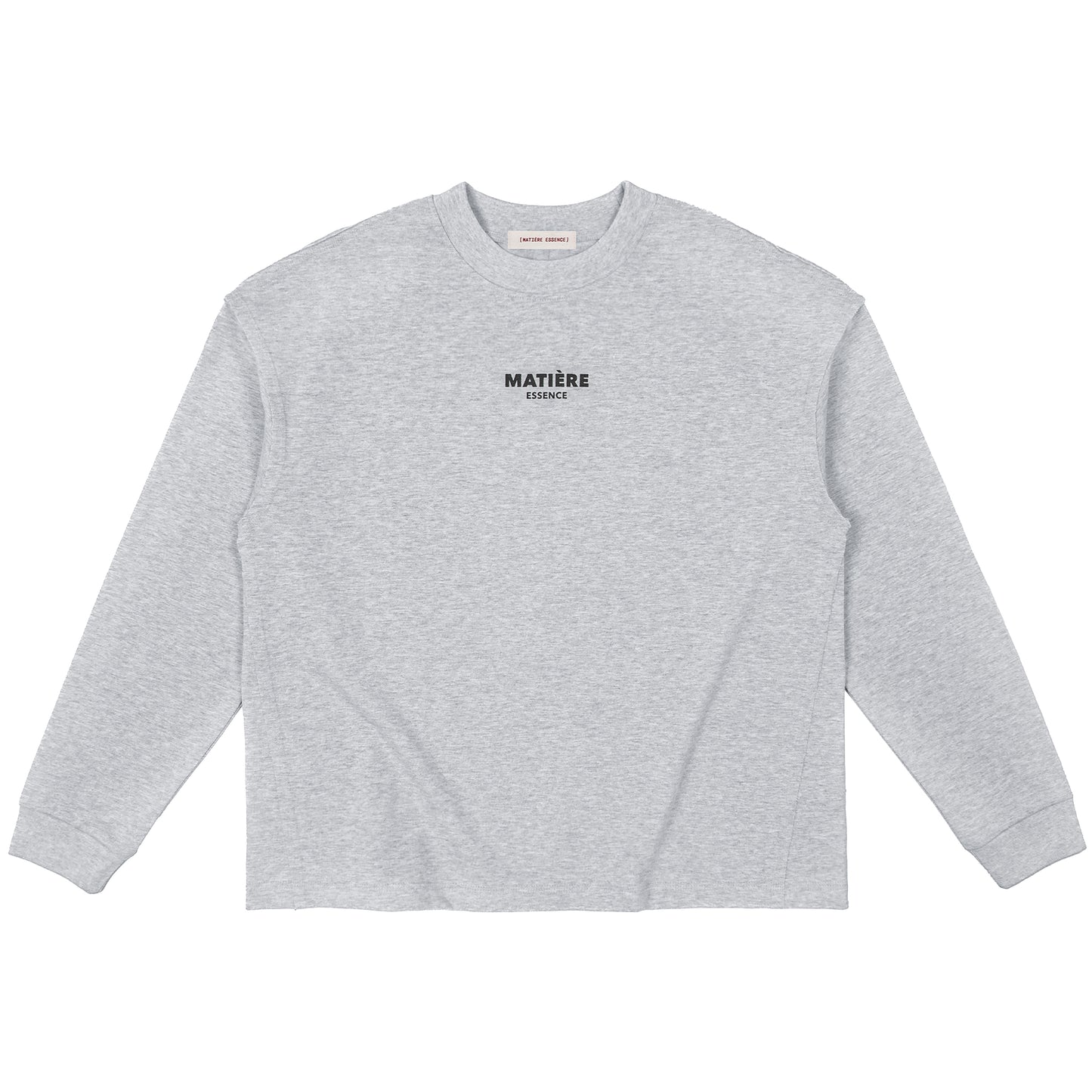 ME DISTRESSED PRINT LONGTEE GREY