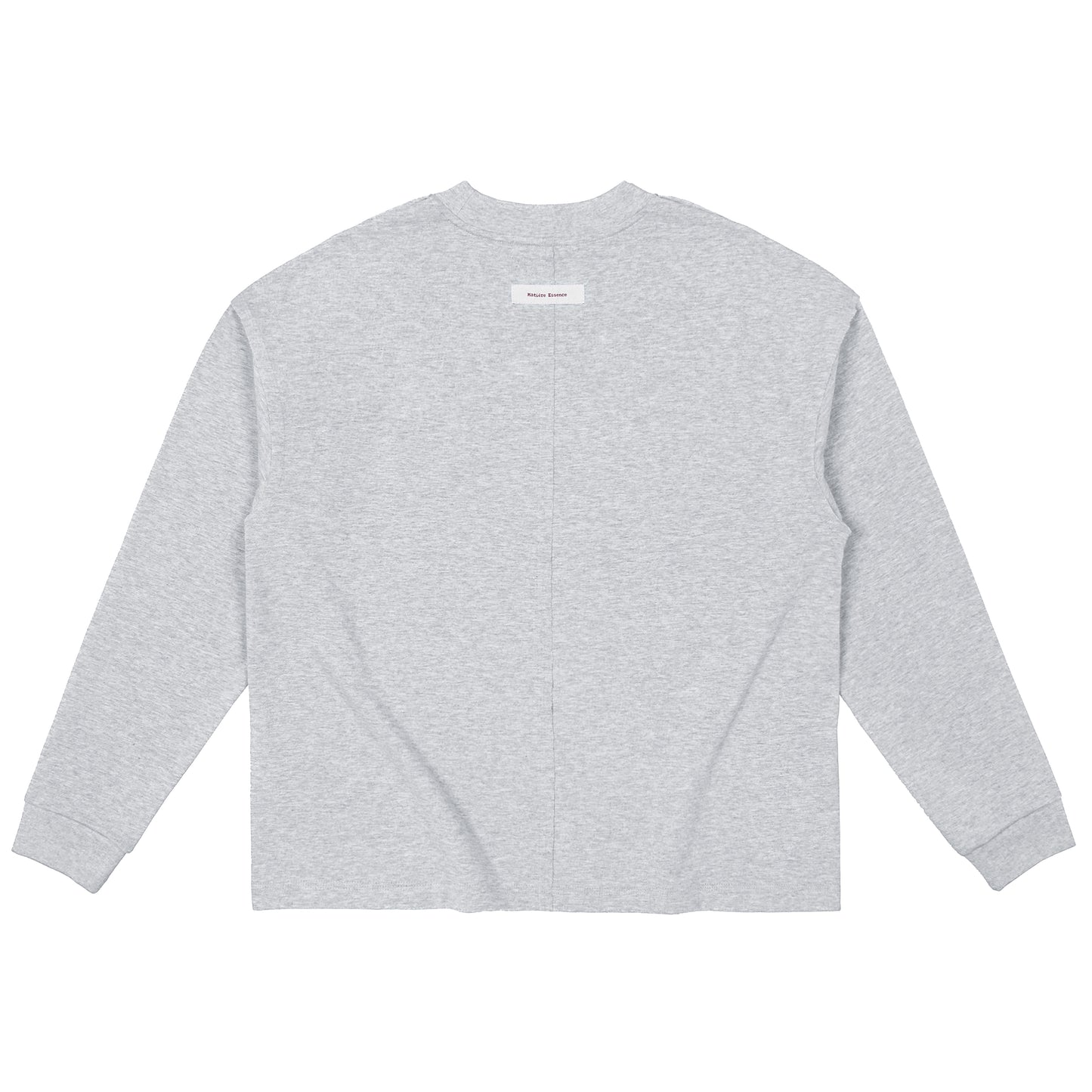 ME DISTRESSED PRINT LONGTEE GREY
