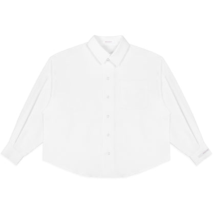 POPLIN COTTON 12 WHITE SHIRT