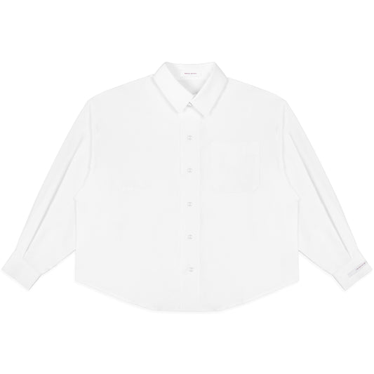POPLIN COTTON 12 WHITE SHIRT