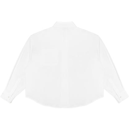 POPLIN COTTON 12 WHITE SHIRT
