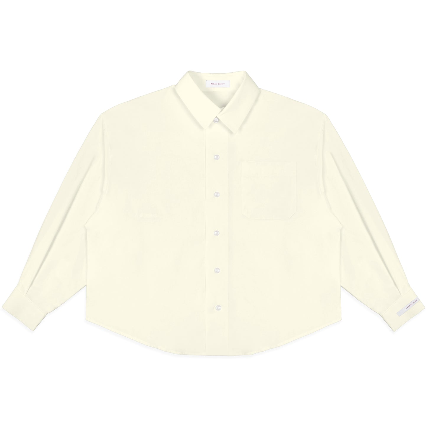 POPLIN COTTON 12 CREAM SHIRT