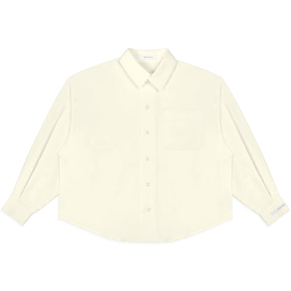 POPLIN COTTON 12 CREAM SHIRT