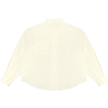 POPLIN COTTON 12 CREAM SHIRT