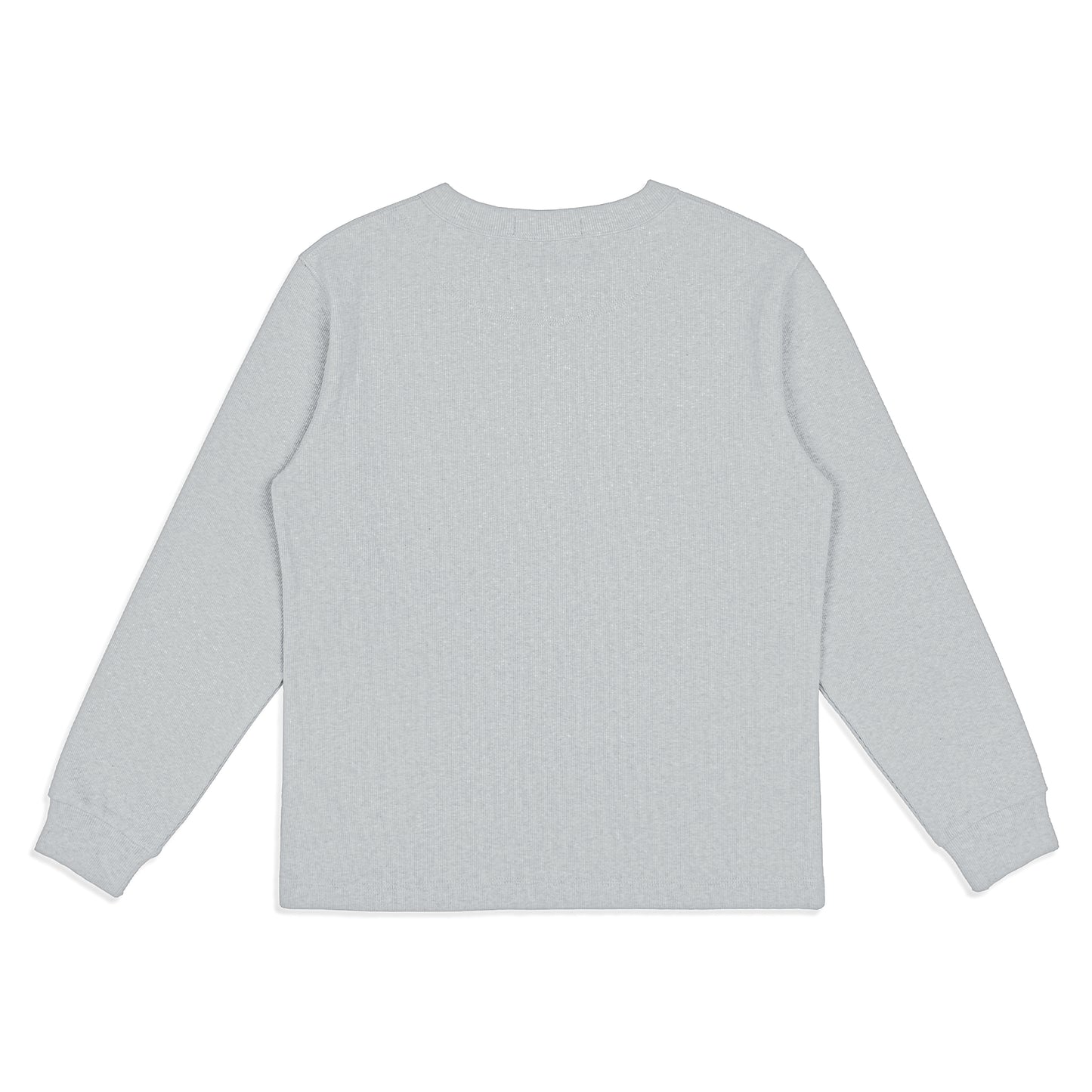 RIBBINORI NATURAL GREY LONG-SLEEVED