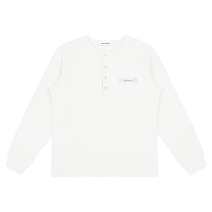 RIBBINORI MILKY WHITE LONG-SLEEVED