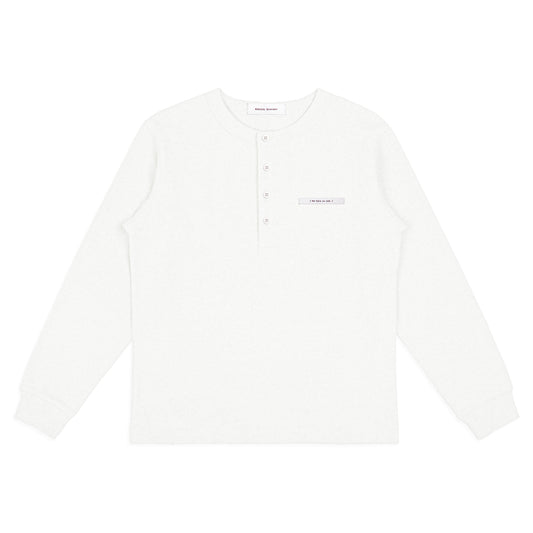 RIBBINORI MILKY WHITE LONG-SLEEVED