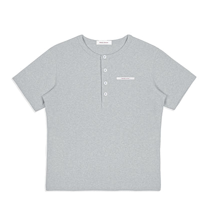 RIBBINORI NATURAL GREY TEE