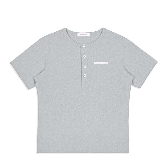 RIBBINORI NATURAL GREY TEE