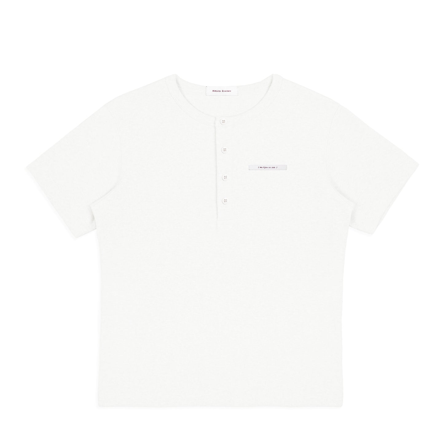 RIBBINORI MILKY WHITE TEE