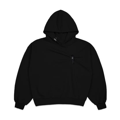 DOCUMENT COVER MIDNIGHT BLACK HOODIE