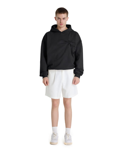 DOCUMENT COVER MIDNIGHT BLACK HOODIE
