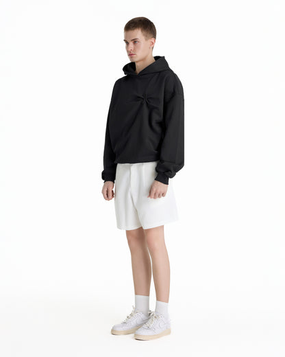 DOCUMENT COVER MIDNIGHT BLACK HOODIE